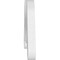 Ekena Millwork Pitch Midway Architectural Grade PVC Gable Pediment, 36"W x 15"H x 1"P (10/12) GPP036X015X100MID - alternate 2
